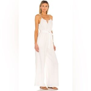 Lovers and Friends Cece White Jumpsuit Medium